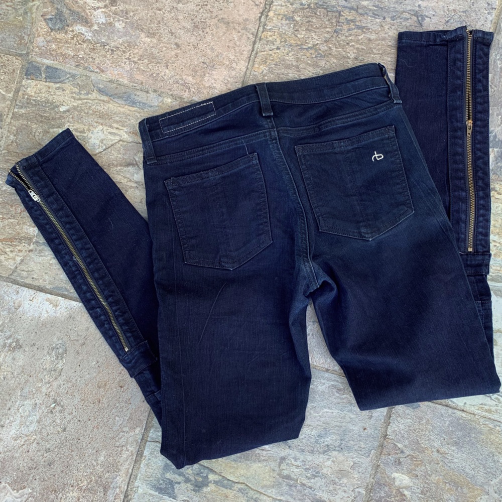 Rag & Bone Women’s Skinny Jeans Leg Zipper size 26